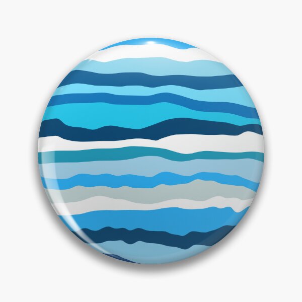Item preview, Ocean Abstract Horizontal Lines Beachy Vibes Beach House Decor Art 2 of 4 designed and sold by Beachy.