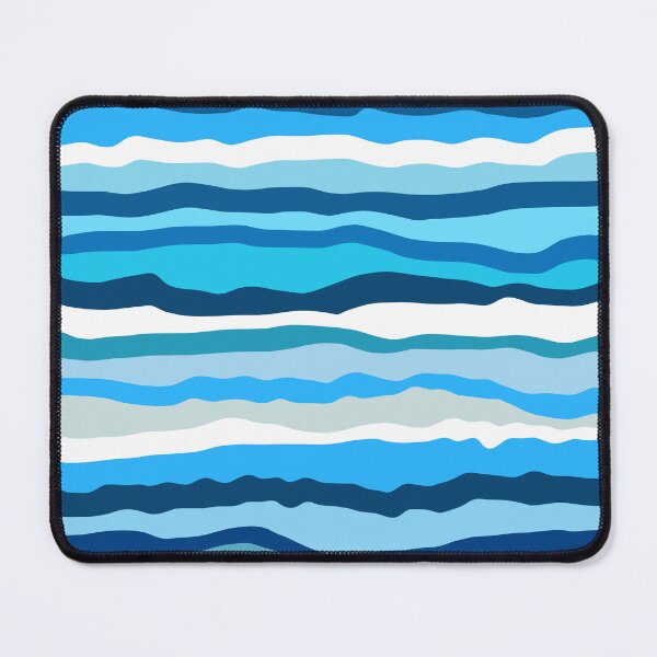 Item preview, Ocean Abstract Horizontal Lines Beachy Vibes Beach House Decor Art 2 of 4 designed and sold by Beachy.