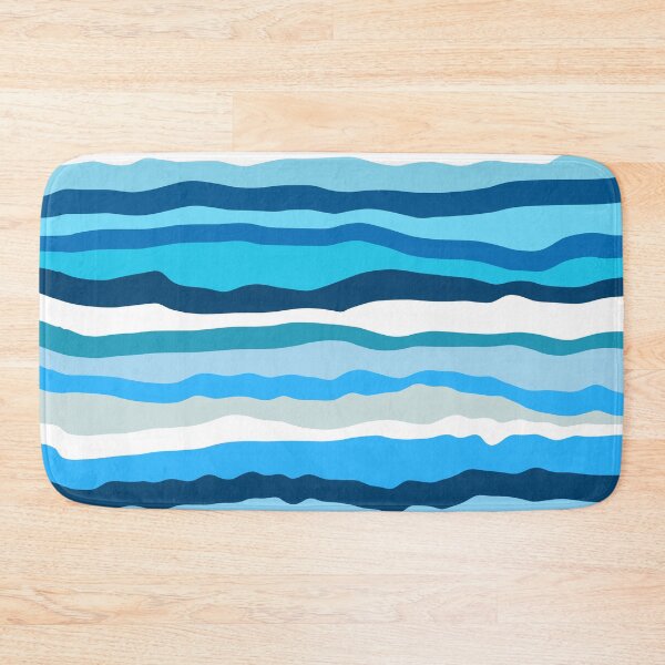 Item preview, Ocean Abstract Horizontal Lines Beachy Vibes Beach House Decor Art 2 of 4 designed and sold by Beachy.