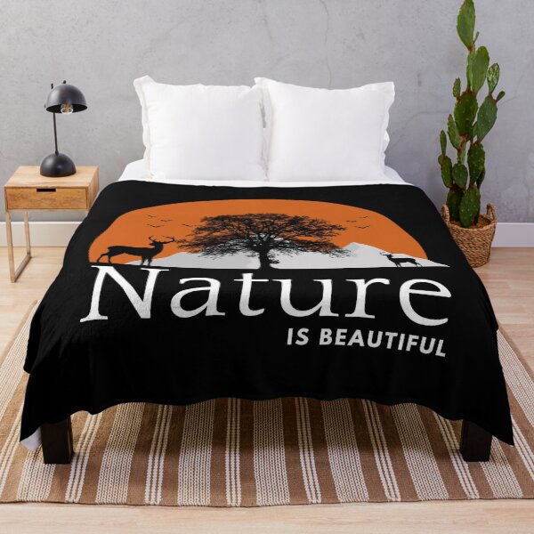 Item preview, Big Orange Moon and Deer Text Designs | Nature Love Design designed and sold by Holadiseno.