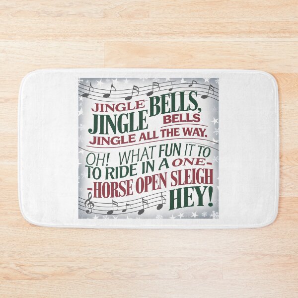 Item preview, Jingle Bells Christmas Typography Design, christmas songs designed and sold by Pastel-Pulse.