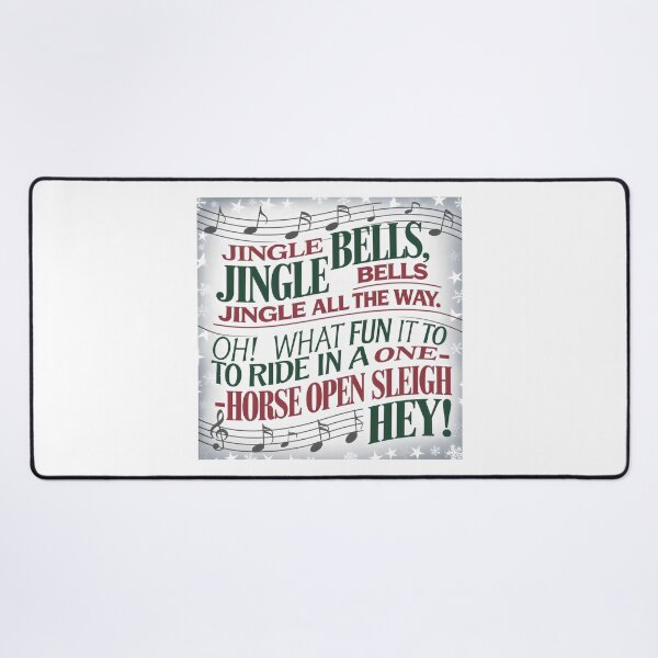 Item preview, Jingle Bells Christmas Typography Design, christmas songs designed and sold by Pastel-Pulse.