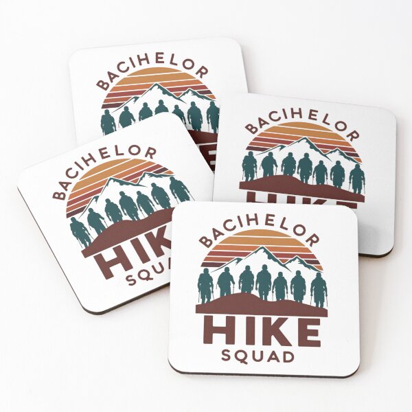 Item preview, Bachelor Hike Squad Retro Sunset Design for Adventure Lovers designed and sold by ibobo4656.