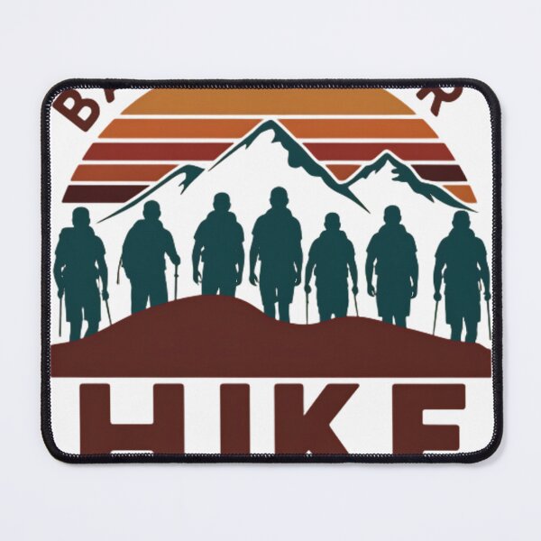 Item preview, Bachelor Hike Squad Retro Sunset Design for Adventure Lovers designed and sold by ibobo4656.