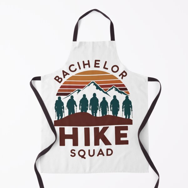 Item preview, Bachelor Hike Squad Retro Sunset Design for Adventure Lovers designed and sold by ibobo4656.