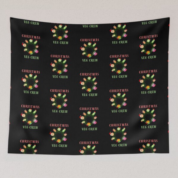 Item preview, Christmas Veg Crew Christmas Salad Happy Vegetables designed and sold by Maggie Mustard.