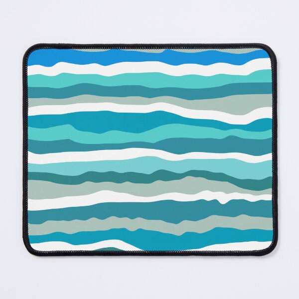 Item preview, Ocean Abstract Horizontal Lines Beachy Vibes Beach House Decor Art 4 of 4 designed and sold by Beachy.