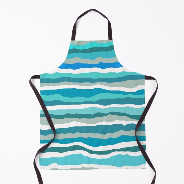 Item preview, Ocean Abstract Horizontal Lines Beachy Vibes Beach House Decor Art 4 of 4 designed and sold by Beachy.