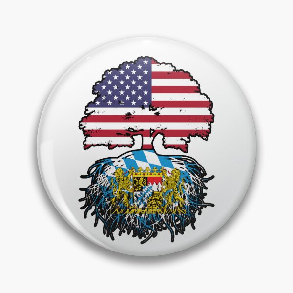 Item preview, Bavaria Bavarian American USA United States America Tree Roots Flag designed and sold by FlagX.