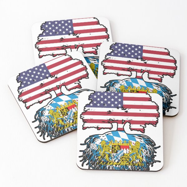 Item preview, Bavaria Bavarian American USA United States America Tree Roots Flag designed and sold by FlagX.