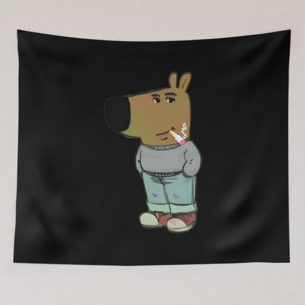 Item preview, Chill guy Thug Life Smoking designed and sold by Getup-clothing.