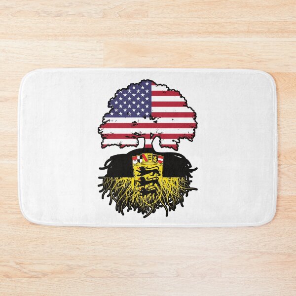 Item preview, Baden-Württemberg Swabian American USA United States America Tree Roots Flag designed and sold by FlagX.