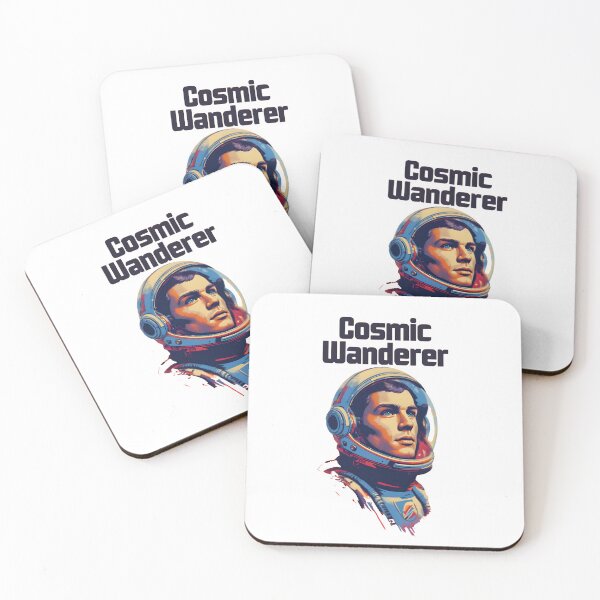 Item preview, "Cosmic Wanderer: Retro Astronaut Design" designed and sold by Magnitarido.