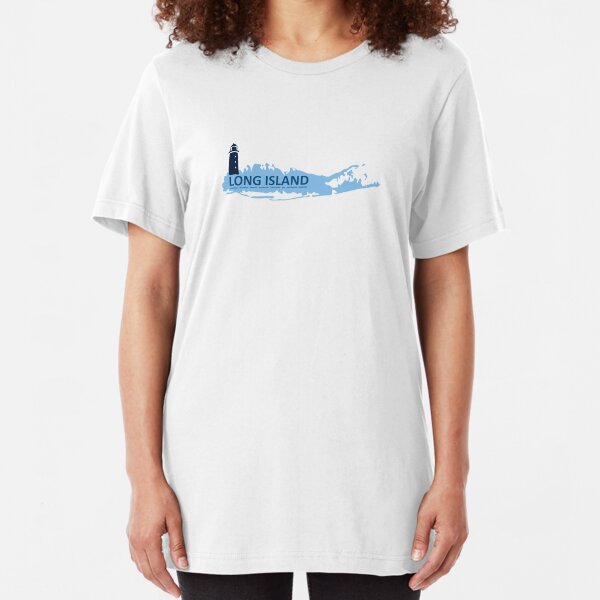Long Island - New York. Slim Fit T-Shirt