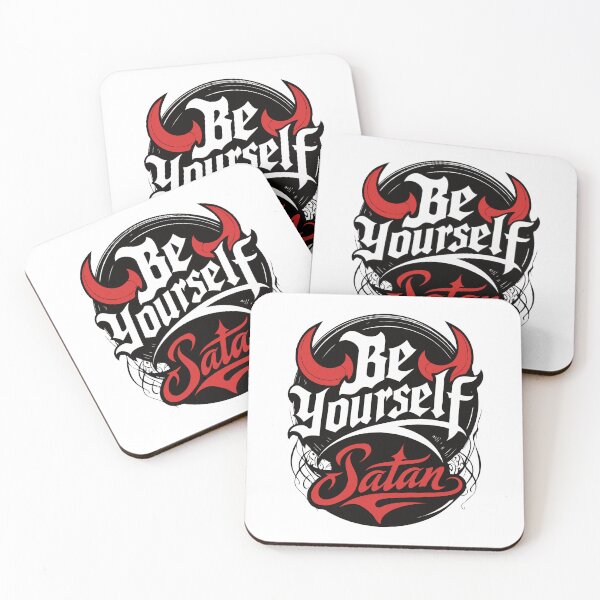 Item preview, Be Yourself! A deep thought of Satan. designed and sold by twisted-dot.