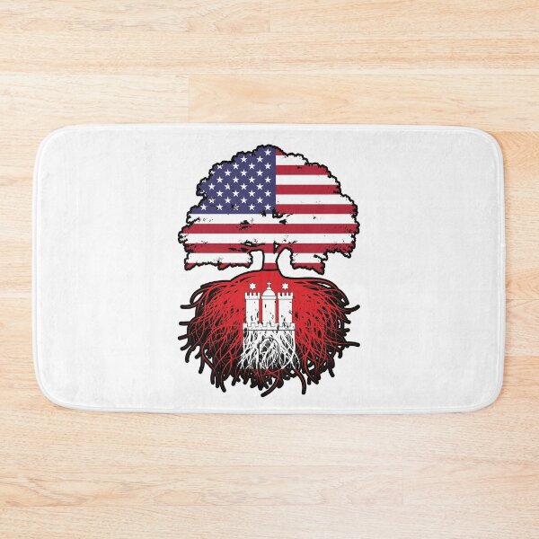 Item preview, Hamburg Hamburger American USA United States America Tree Roots Flag designed and sold by FlagX.