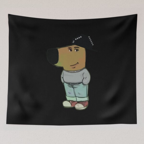 Item preview, Chill guy with Thug Life Hat designed and sold by Getup-clothing.