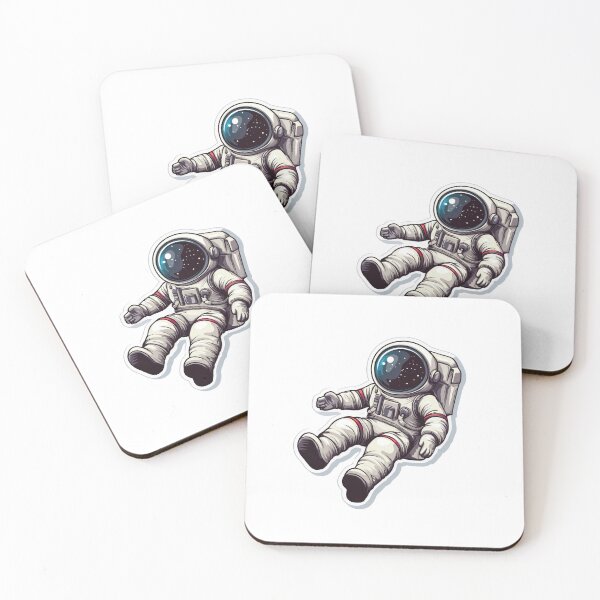 Item preview, Astronaut Floating in Space with a Glowing Helmet Reflection designed and sold by Enea Kelo.