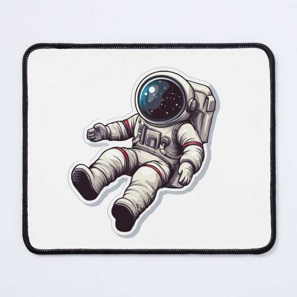 Item preview, Astronaut Floating in Space with a Glowing Helmet Reflection designed and sold by Enea Kelo.