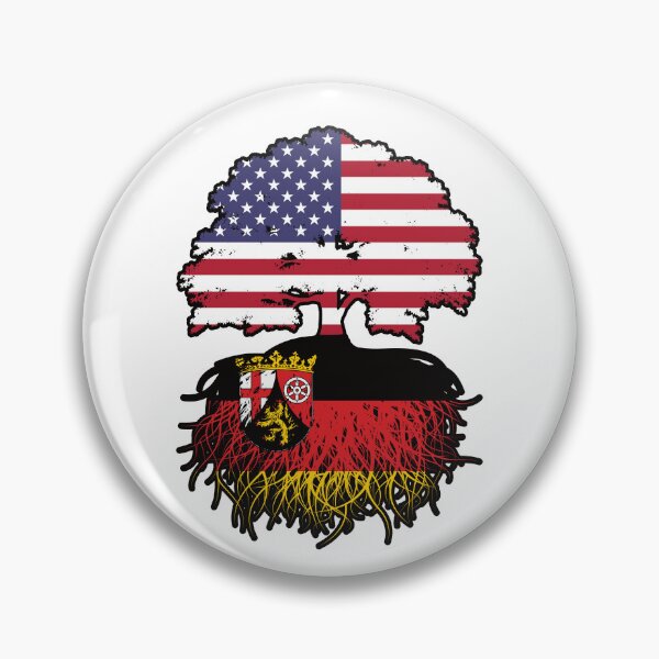 Item preview, Rhineland-Palatinate Rheinland-Pfalz American USA United States America Tree Roots Flag designed and sold by FlagX.