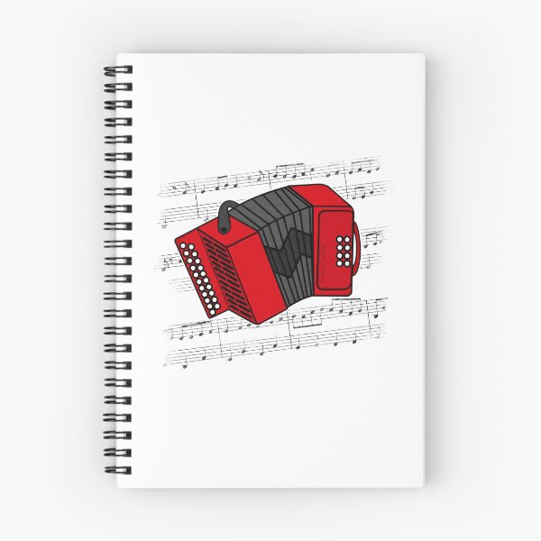 Item preview, Notación musical del acordeón Músico acordeonista designed and sold by doodlerob.