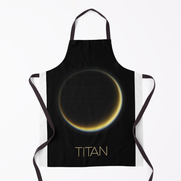 Item preview, STK205510S-Solar system poster of Titan, Saturn's largest moon. designed and sold by StocktrekImages.