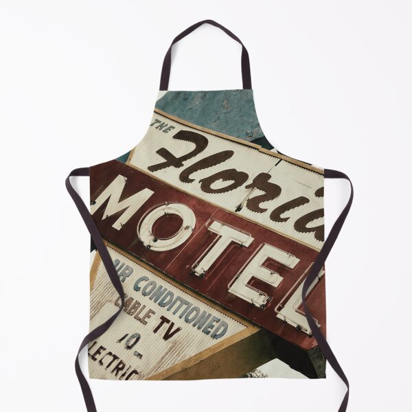 Aperçu de l'œuvre Panneau de motel vintage de Floride - Impression d'art rétro du milieu du siècle au bord de la route créée et vendue par FraireDesign.