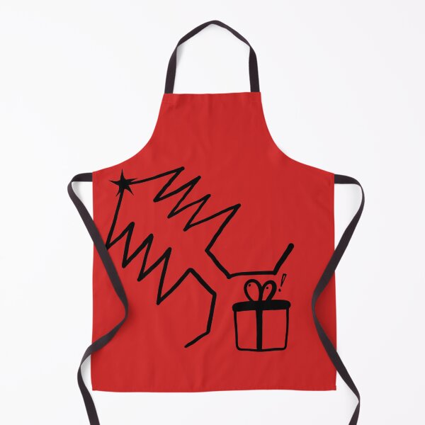 Item preview, Black line cartoon illustration of a Christmas tree with gift boxes. designed and sold by nongsao4.