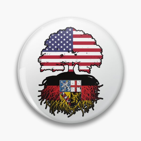 Item preview, Saarland Saarlander American USA United States America Tree Roots Flag designed and sold by FlagX.