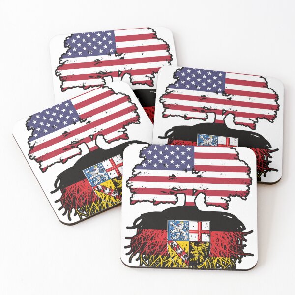 Item preview, Saarland Saarlander American USA United States America Tree Roots Flag designed and sold by FlagX.