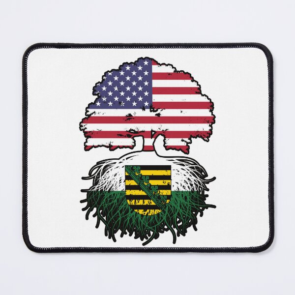 Item preview, Saxony Saxon American USA United States America Tree Roots Flag designed and sold by FlagX.