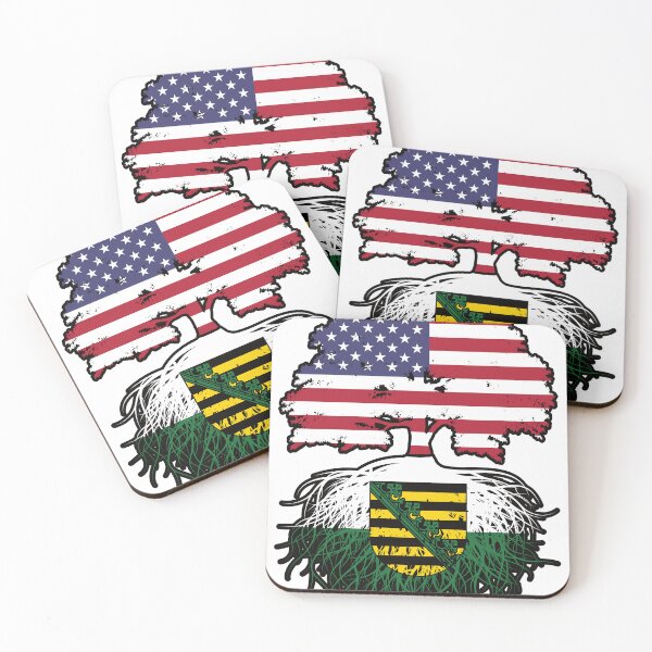 Item preview, Saxony Saxon American USA United States America Tree Roots Flag designed and sold by FlagX.