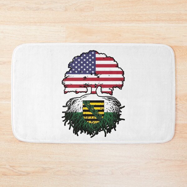 Item preview, Saxony Saxon American USA United States America Tree Roots Flag designed and sold by FlagX.
