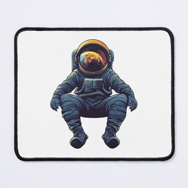 Item preview, Copy of Astronaut Floating in Space with a Glowing Helmet Reflection designed and sold by Enea Kelo.