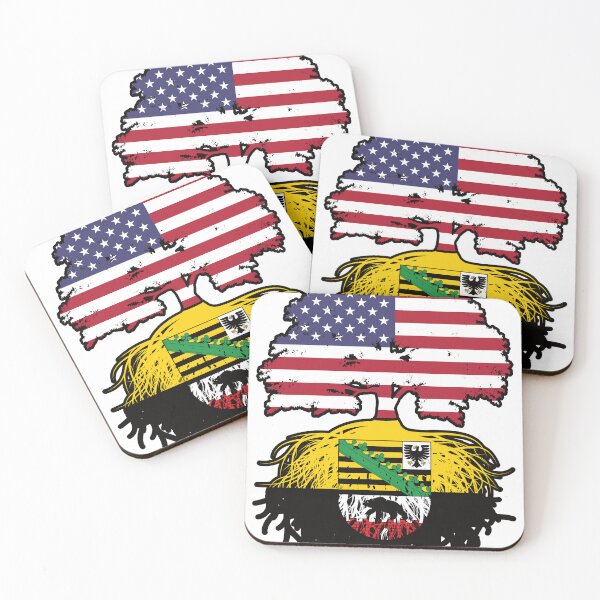 Item preview, Saxony-Anhalt Saxon American USA United States America Tree Roots Flag designed and sold by FlagX.