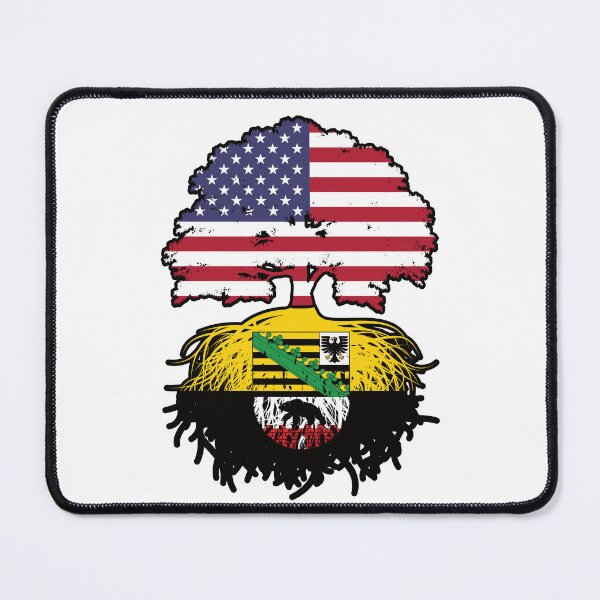 Item preview, Saxony-Anhalt Saxon American USA United States America Tree Roots Flag designed and sold by FlagX.