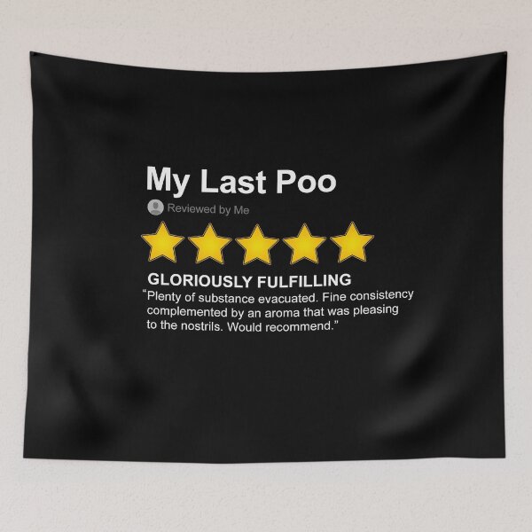 Item preview, My Last Poo Funny Review Toilet Humor Gag designed and sold by Nerd Shizzle.
