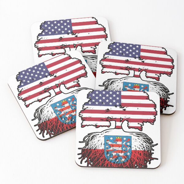 Item preview, Thuringia Thuringian American USA United States America Tree Roots Flag designed and sold by FlagX.