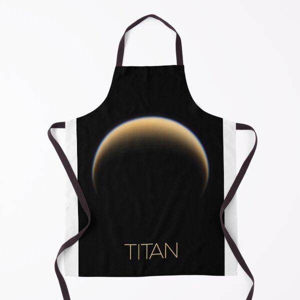 Item preview, STK205512S-Solar system poster of Titan, Saturn's largest moon. designed and sold by StocktrekImages.