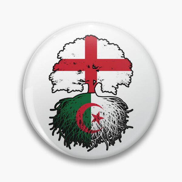 Item preview, Algeria Algerian English England Tree Roots Flag designed and sold by FlagX.