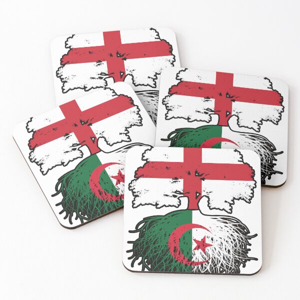 Item preview, Algeria Algerian English England Tree Roots Flag designed and sold by FlagX.