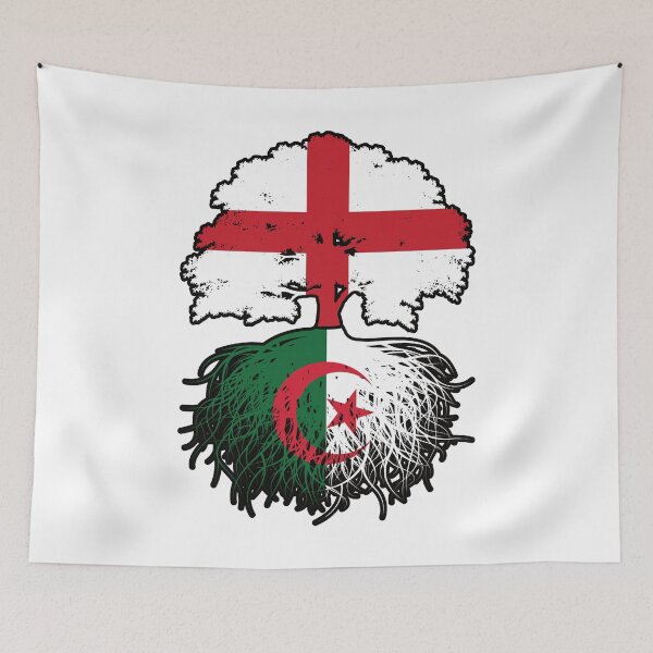 Item preview, Algeria Algerian English England Tree Roots Flag designed and sold by FlagX.