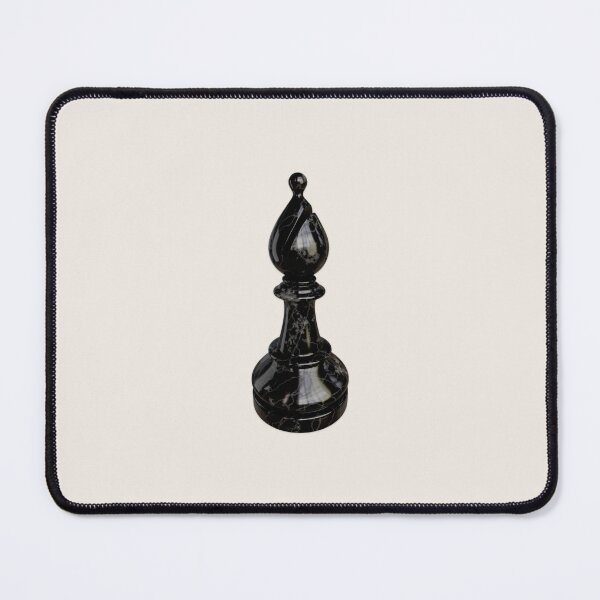 Item preview, Chess black bishops in marble designed and sold by trepiu.