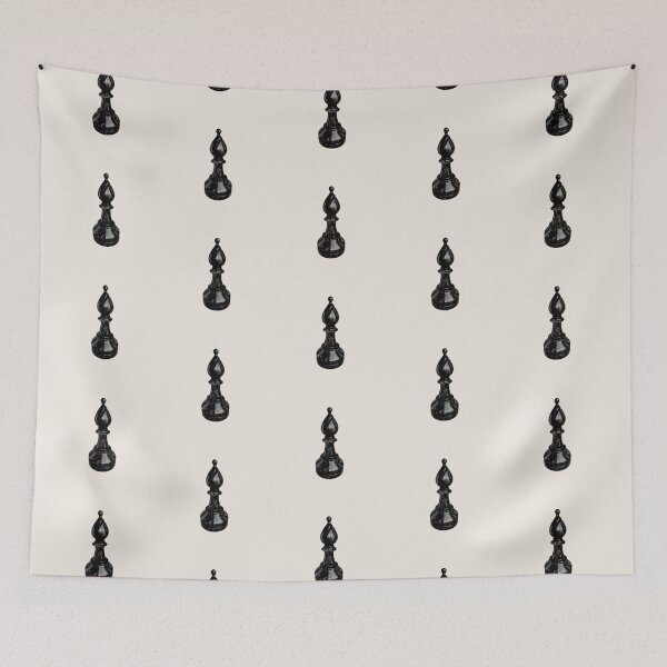 Artikelvorschau, Schach schwarze Bischöfe aus Marmor entworfen und verkauft von trepiu.