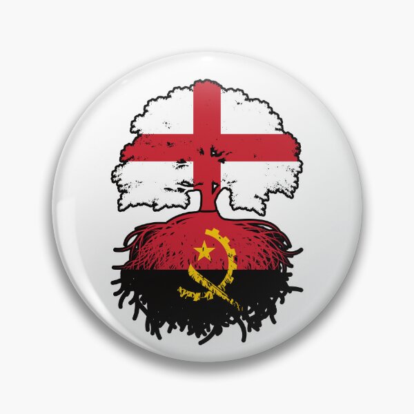 Item preview, Angola Angolan English England Tree Roots Flag designed and sold by FlagX.