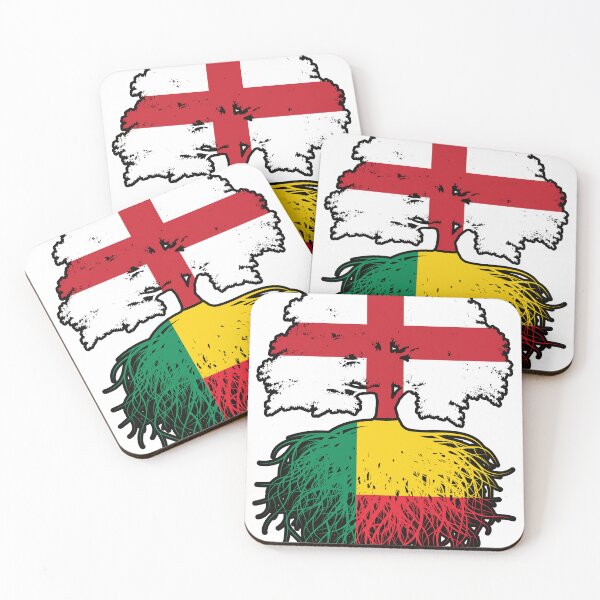 Item preview, Benin Beninese English England Tree Roots Flag designed and sold by FlagX.