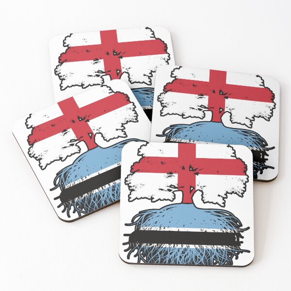 Item preview, Botswana Botswanian English England Tree Roots Flag designed and sold by FlagX.