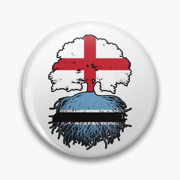 Item preview, Botswana Botswanian English England Tree Roots Flag designed and sold by FlagX.