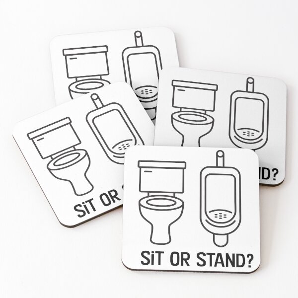 Item preview, Sit or stand? designed and sold by WhackoDesigns.