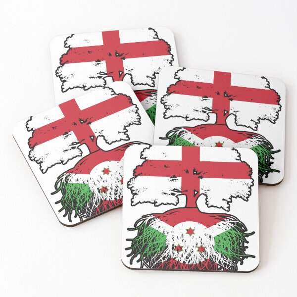 Item preview, Burundi Burundian English England Tree Roots Flag designed and sold by FlagX.